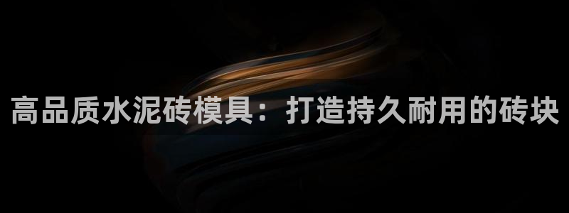 太阳集团电子游戏官方网站：高品质水泥砖模具：打造持久耐用的砖块