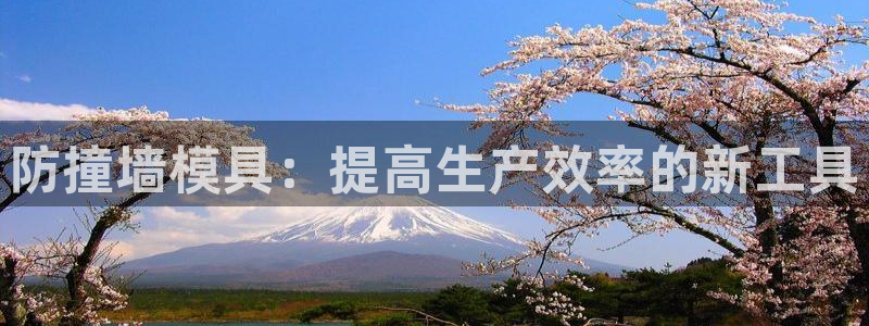 太阳成下载：防撞墙模具：提高生产效率的新工具