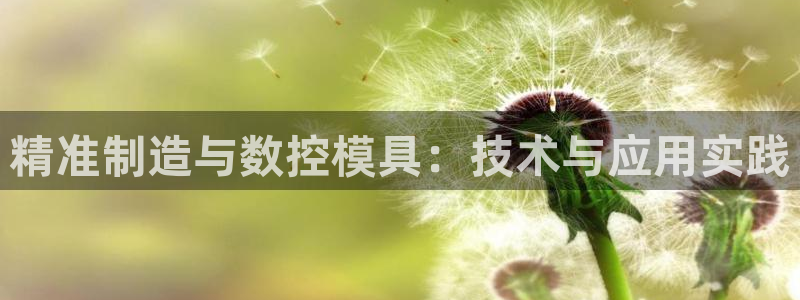 太阳集团城注册就送38welcome：精准制造与数控模具：技术与应用实践