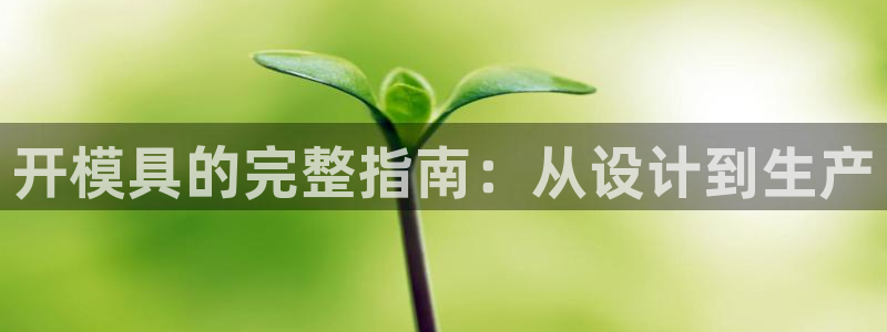 太阳集团app十佳平台是什么：开模具的完整指南：从设计到生产