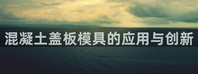 太阳app官方：混凝土盖板模具的应用与创新