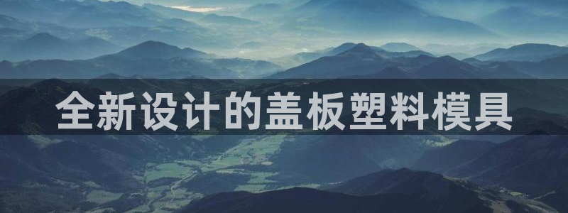 太阳集团网址首页：全新设计的盖板塑料模具