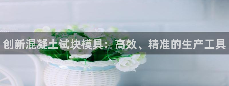 太阳集团城官网：创新混凝土试块模具：高效、精准的生产工具