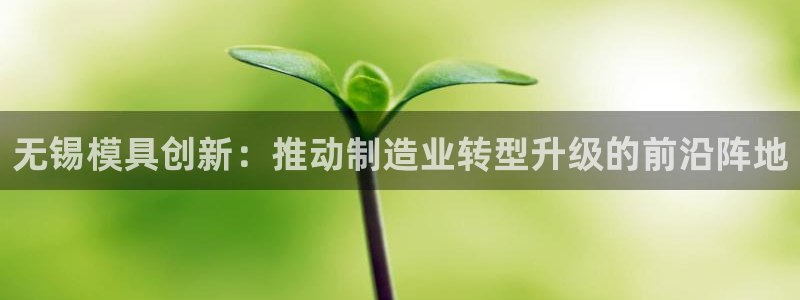 太阳成集团tyc234cc福利：无锡模具创新：推动制造业转型升级的前沿阵地